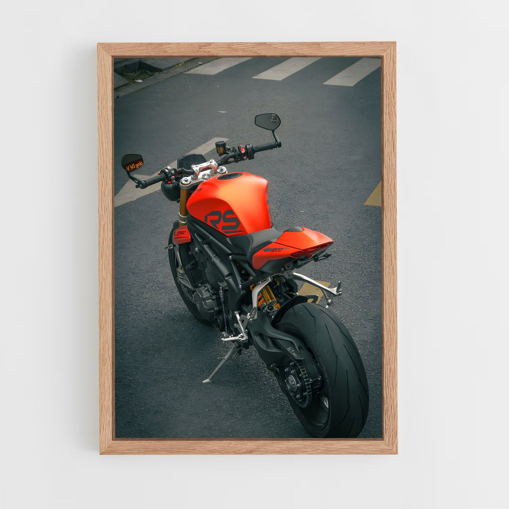 Poster moto Speed Triple RS raffiné – affiche Triumph (vue 4)